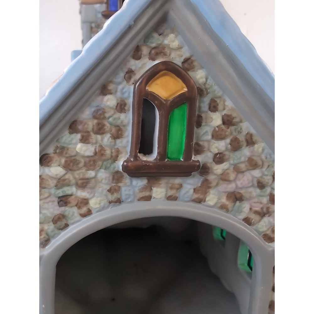 Partylite Olde World Village #2 Church P7321 Christmas Tealight Candle Holder - Picture 5 of 14